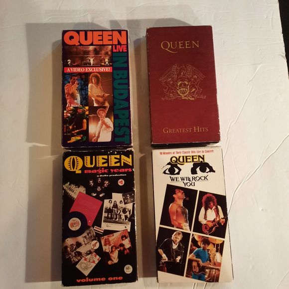 Queen VHS Lot - Greatest Hits, We Will Rock You, Magic Years, Live in Budapest - Picture 14 of 14